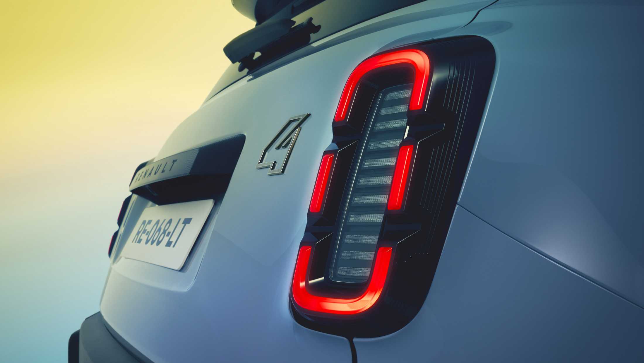 12 De volledig nieuwe Renault 4-E-Tech-electric - Achterlicht