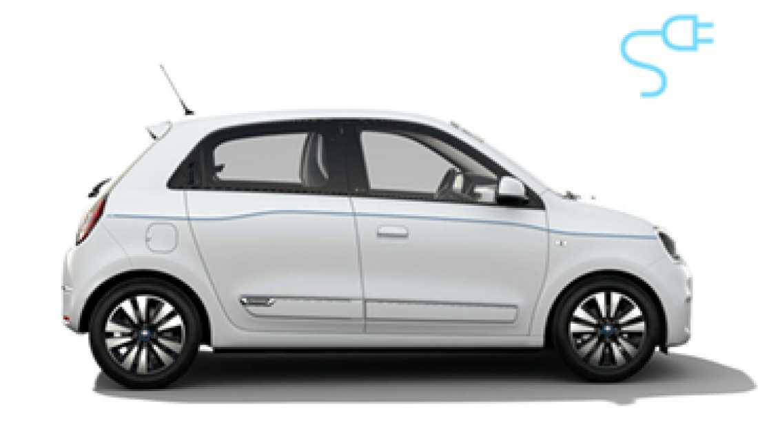 Renault Twingo elektrisch private leasen intens uitvoering
